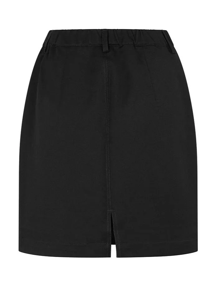 NELLIS SHORT-M SKIRT | BLACK