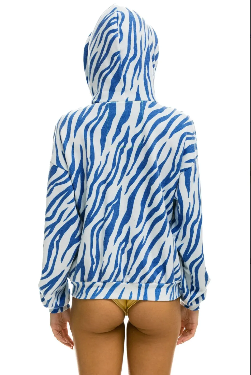 Ninja Pullover Hoodie Blue Tiger