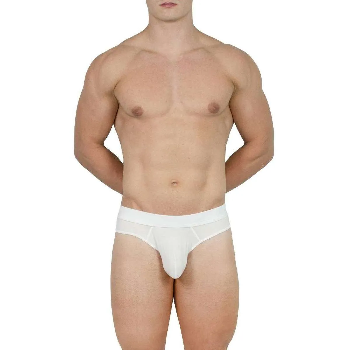 Obviously EliteMan Hipster Brief - White