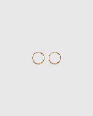 Petite Infinity Hoops (9mm)