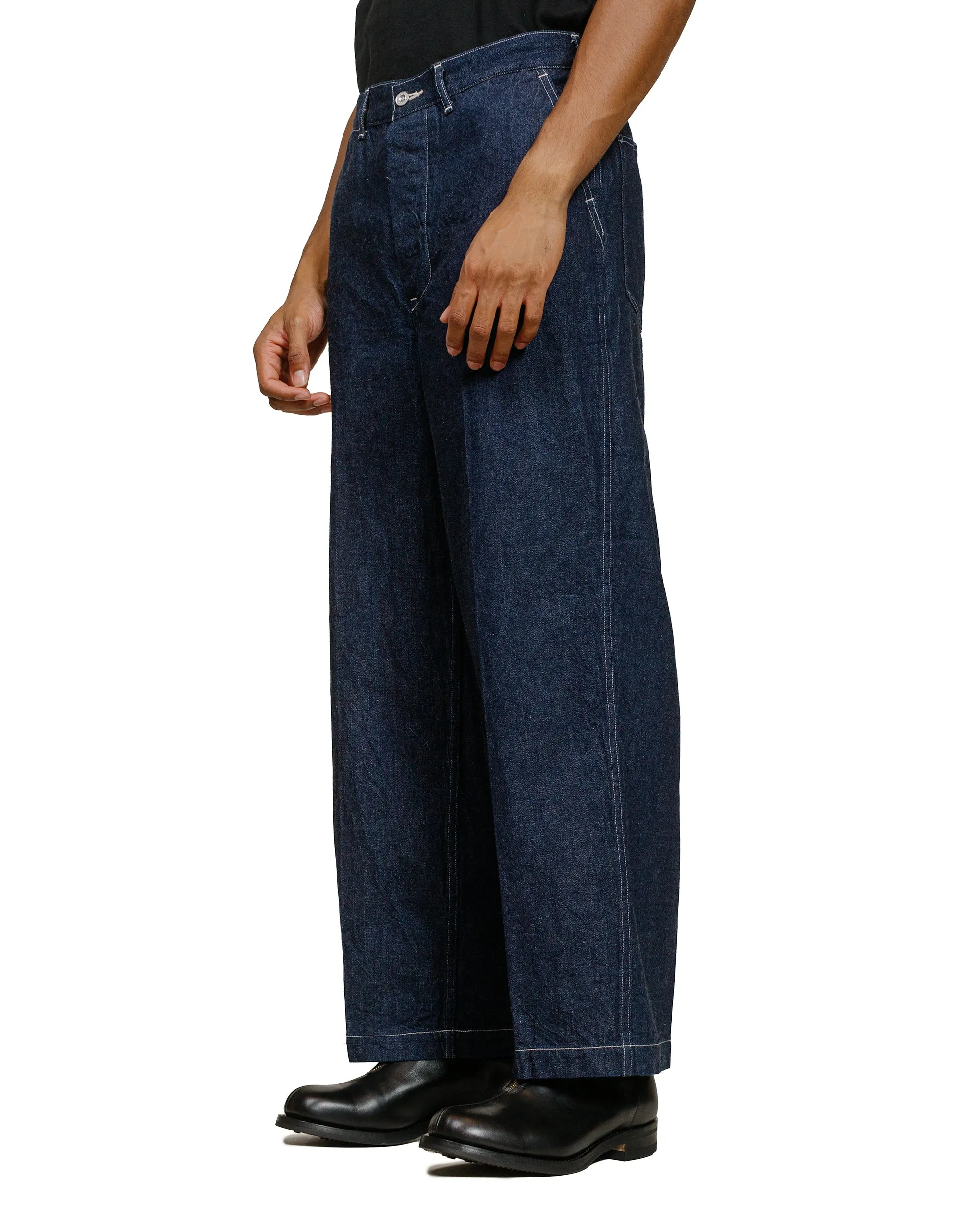 Phigvel Mil Denim Trousers Indigo