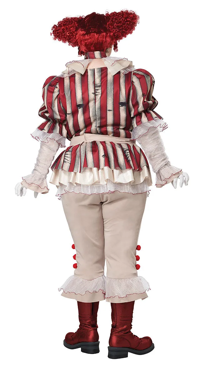 Plus Size Sadistic Clown Costume