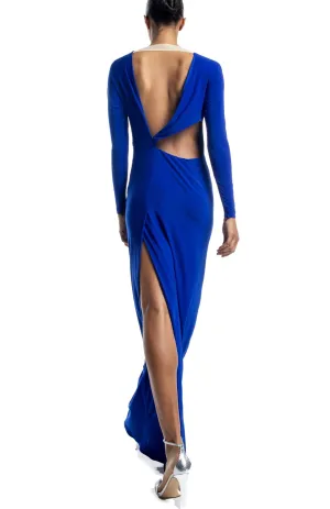 Promethea | Elegant Exit: Cutout Back Jersey Gown