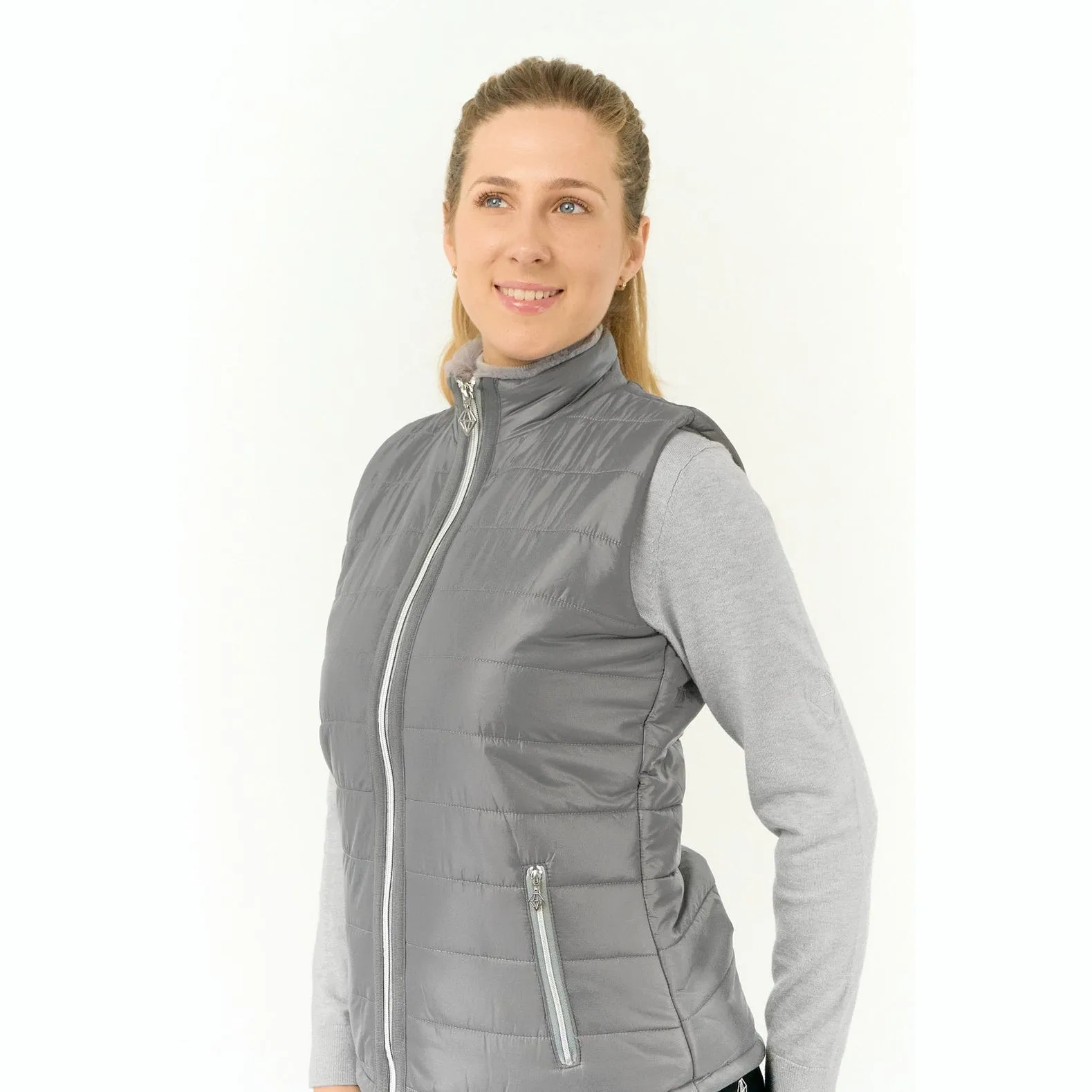 Pure Golf Ladies Hemisphere Faux Fur Gilet PG-48411