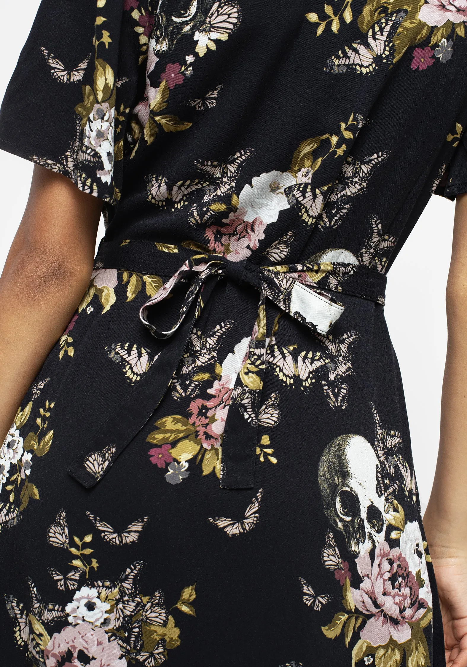 Revival Floral Button Up Midi Dress