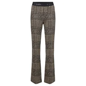 Robell Joella Trousers Brown Check