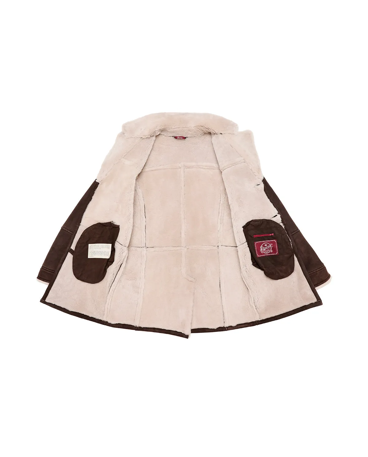 ROBERTO-SHEARLING SUEDE IRONED LAMB