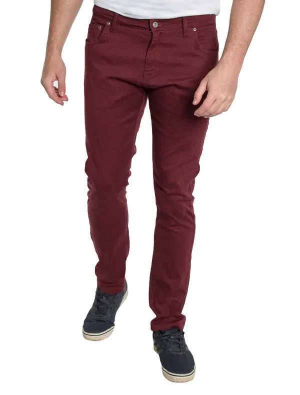 SKINNY JEANS   BURGUNDY