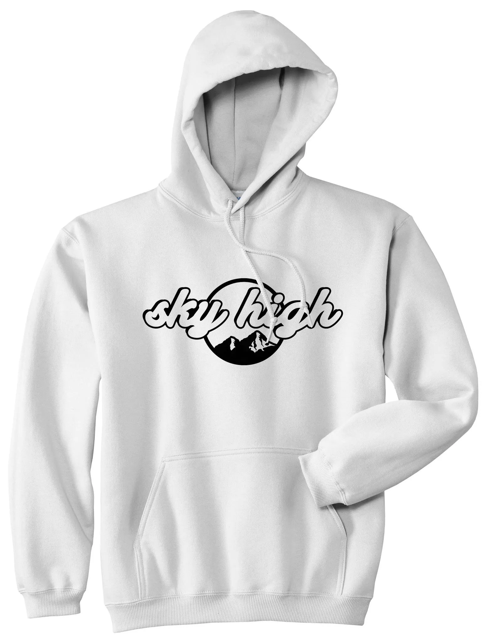 Sky High Mountain View Pullover Hoodie Hoody