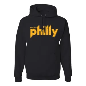 South Philly Vintage Pullover Hoodie | South Philadelphia Retro Black Pull Over Hoodie