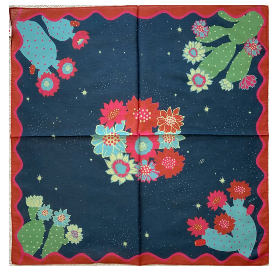 Stars At Night Cactus XOXO SCARF