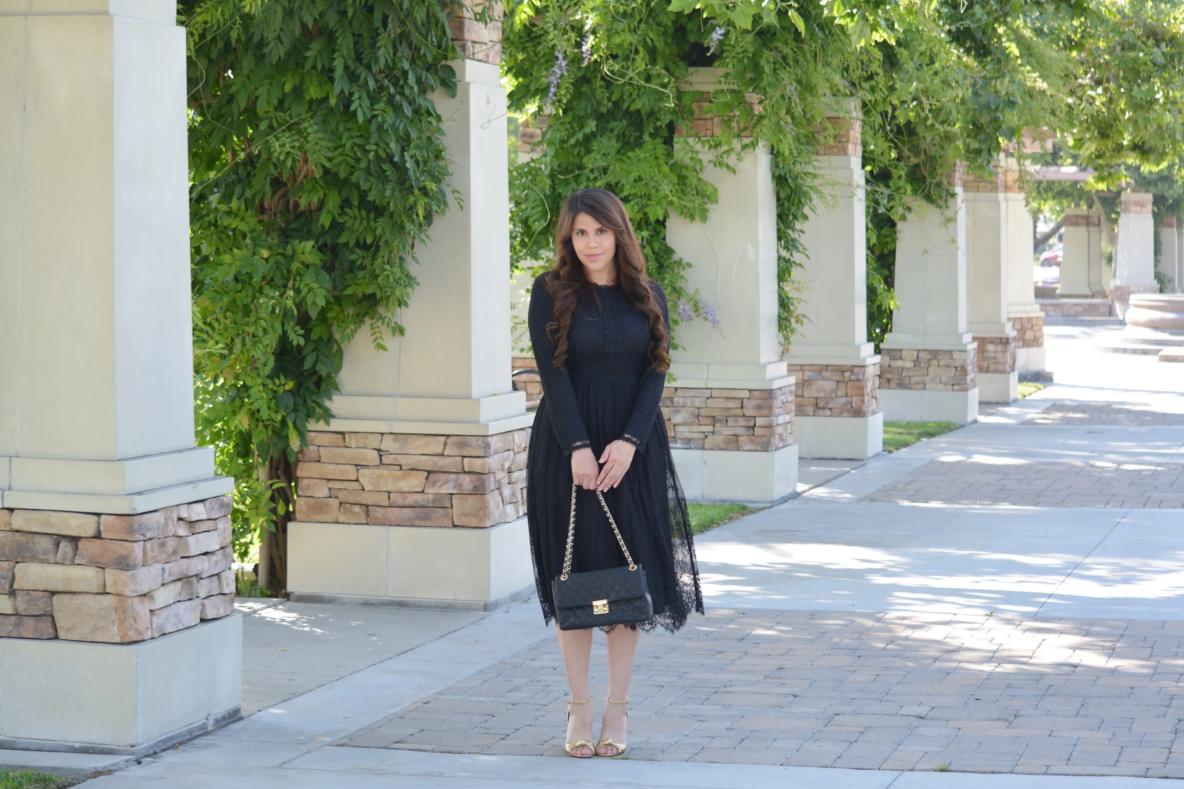 Sydney Black Lace Dress