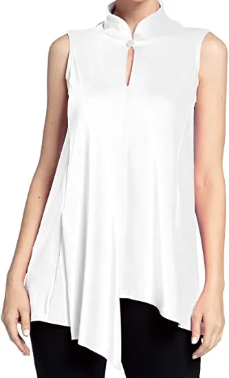 Sympli, 21142 Double Over Top, sleeveless