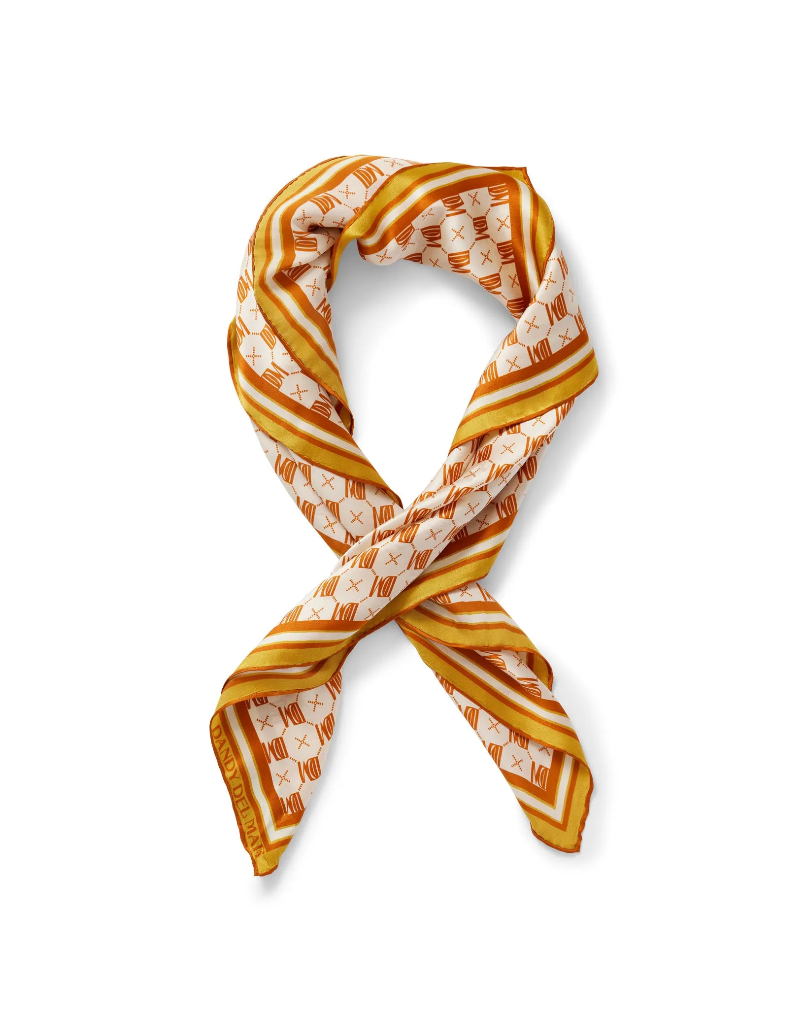 The Moorea Silk Satin Scarf - DDM Monogram