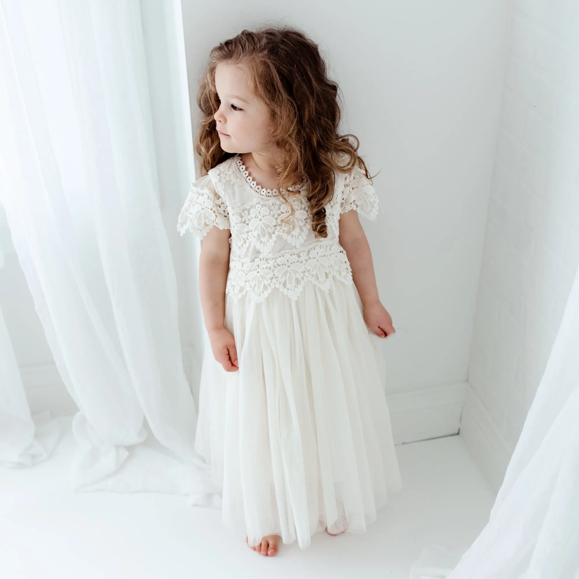 The Sienna Dress - Ivory