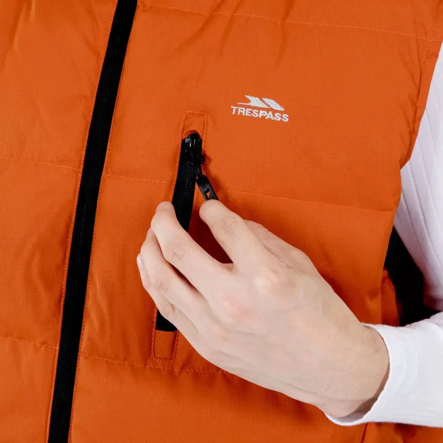 Trespass XL Burnt Orange Clasp Padded Gilet