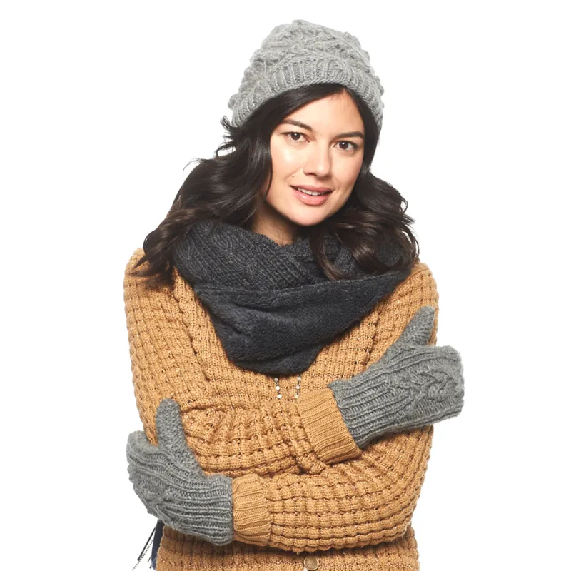 Trinitas Sherpa Lined Infinity Scarf