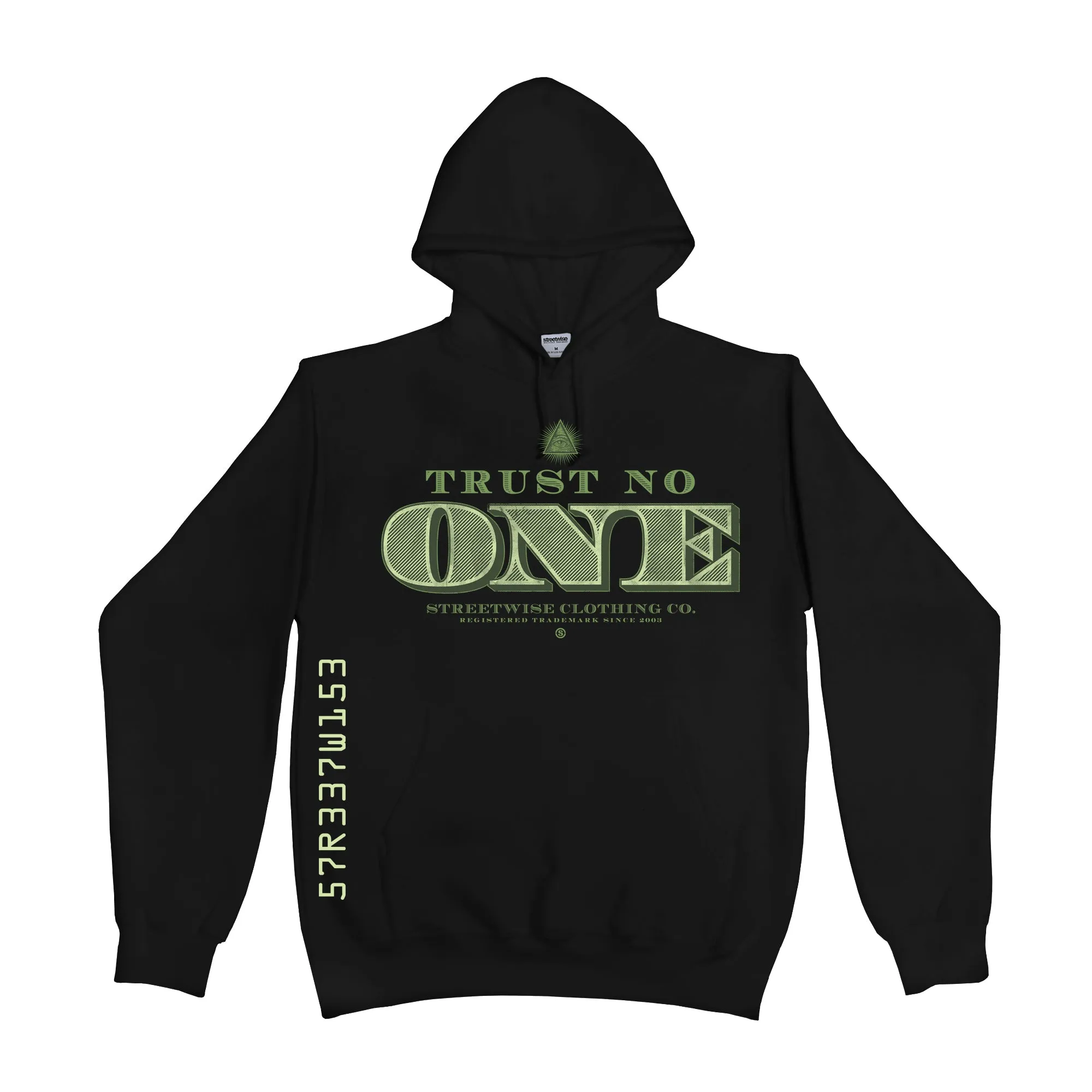 Tru$t No One Hoodie (Black)