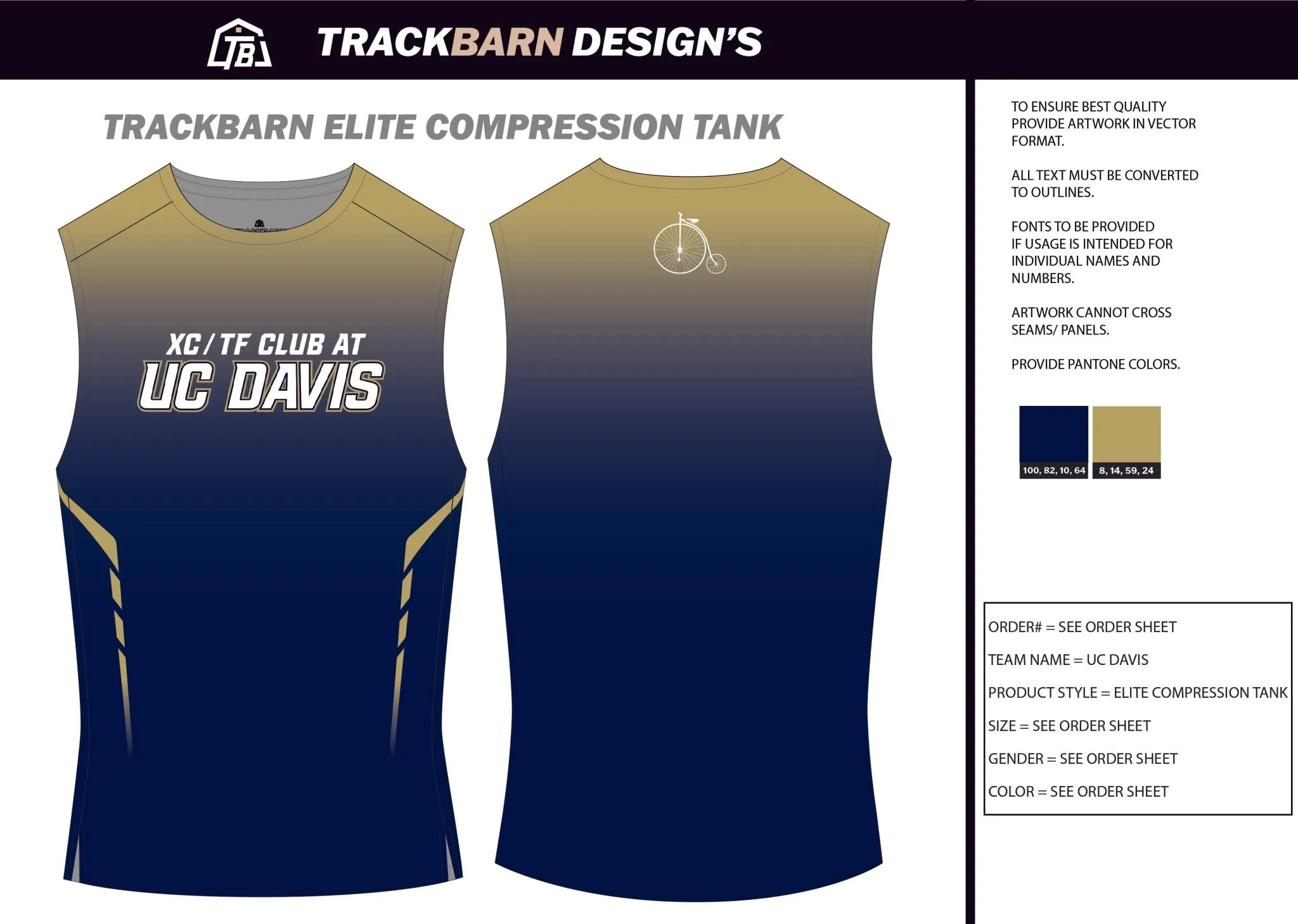 UC-Davis-- Youth Compression Tank