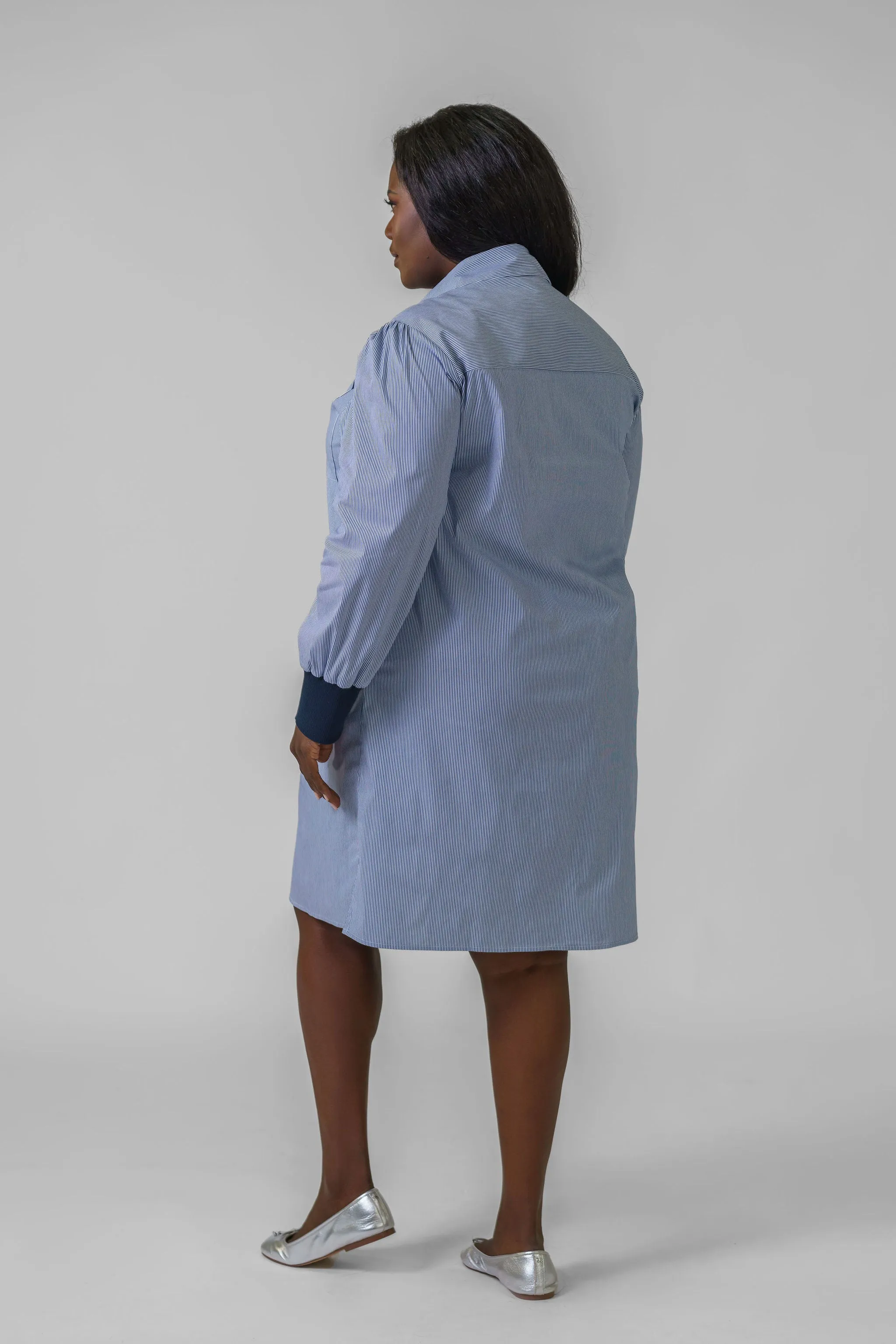 WINAE COTTON SHIRT DRESS