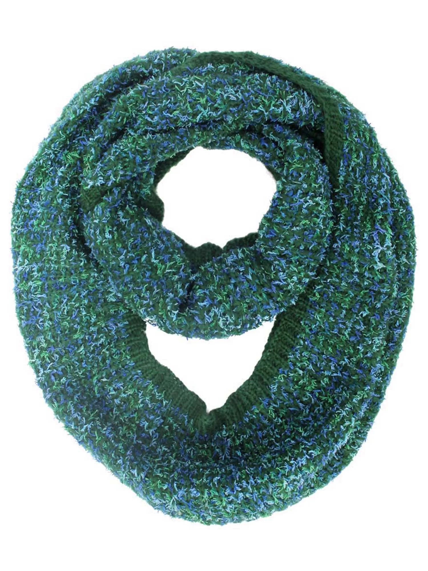 Winter Knit Multicolor Unisex Infinity Scarf