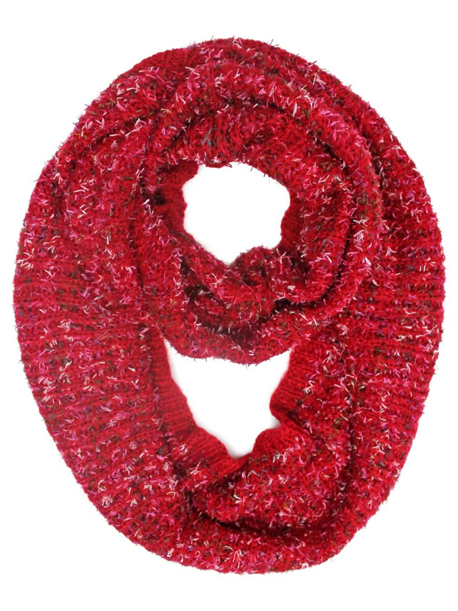 Winter Knit Multicolor Unisex Infinity Scarf