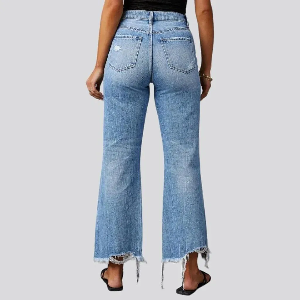 Women's grunge jeans