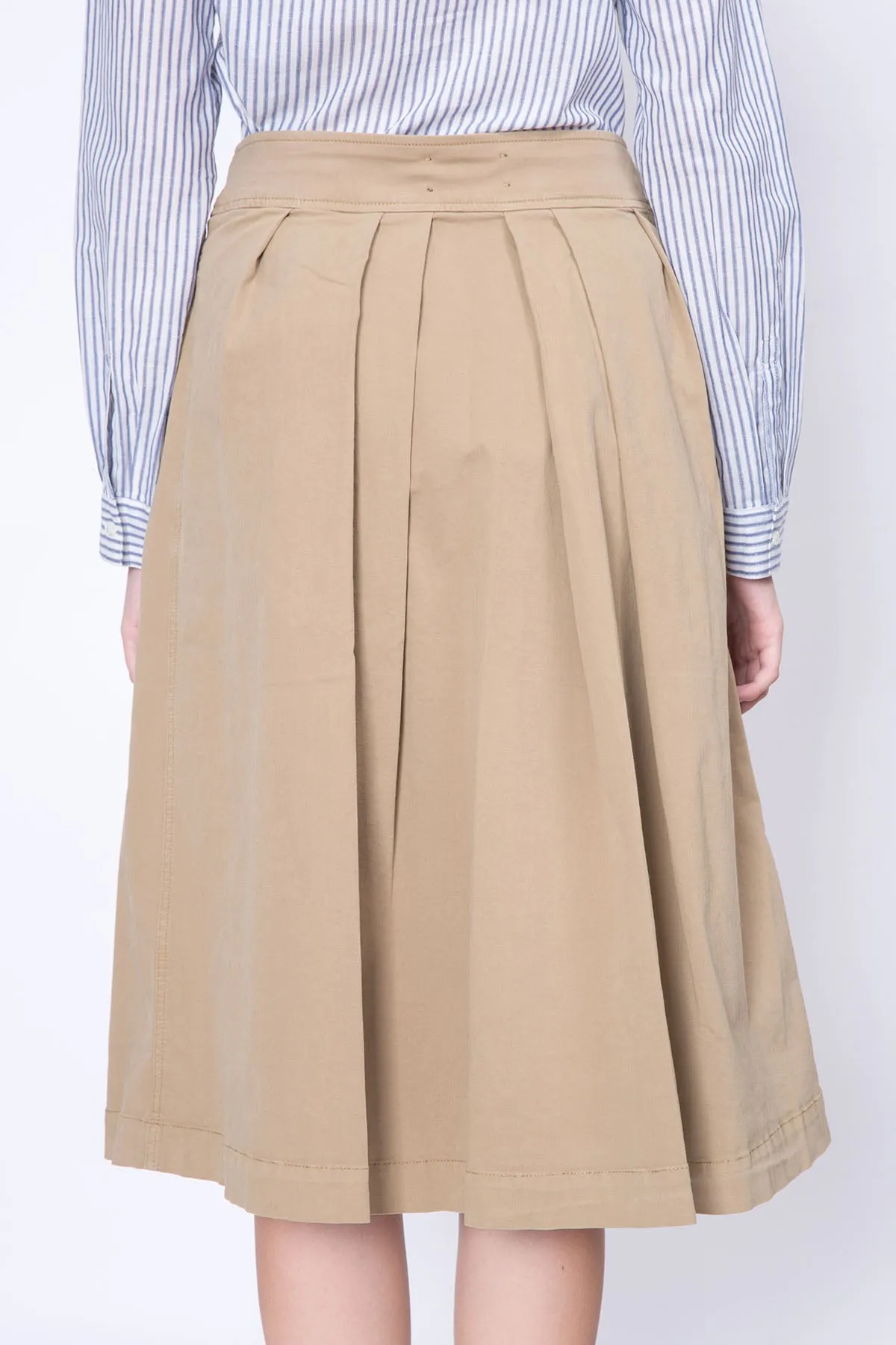 Wrap midi skirt