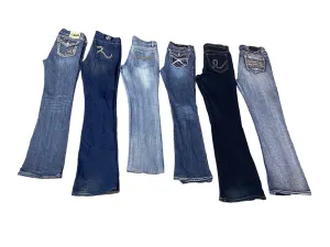 Y2k Low Waist Flare/Straight Jeans - 28 Pcs