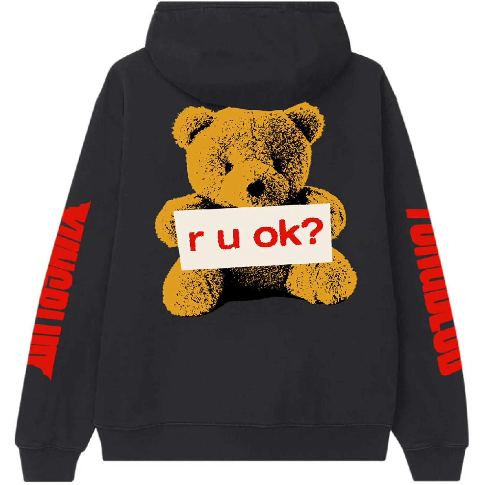 Yungblud Unisex Pullover Hoodie: R-U-OK? (Back Print)