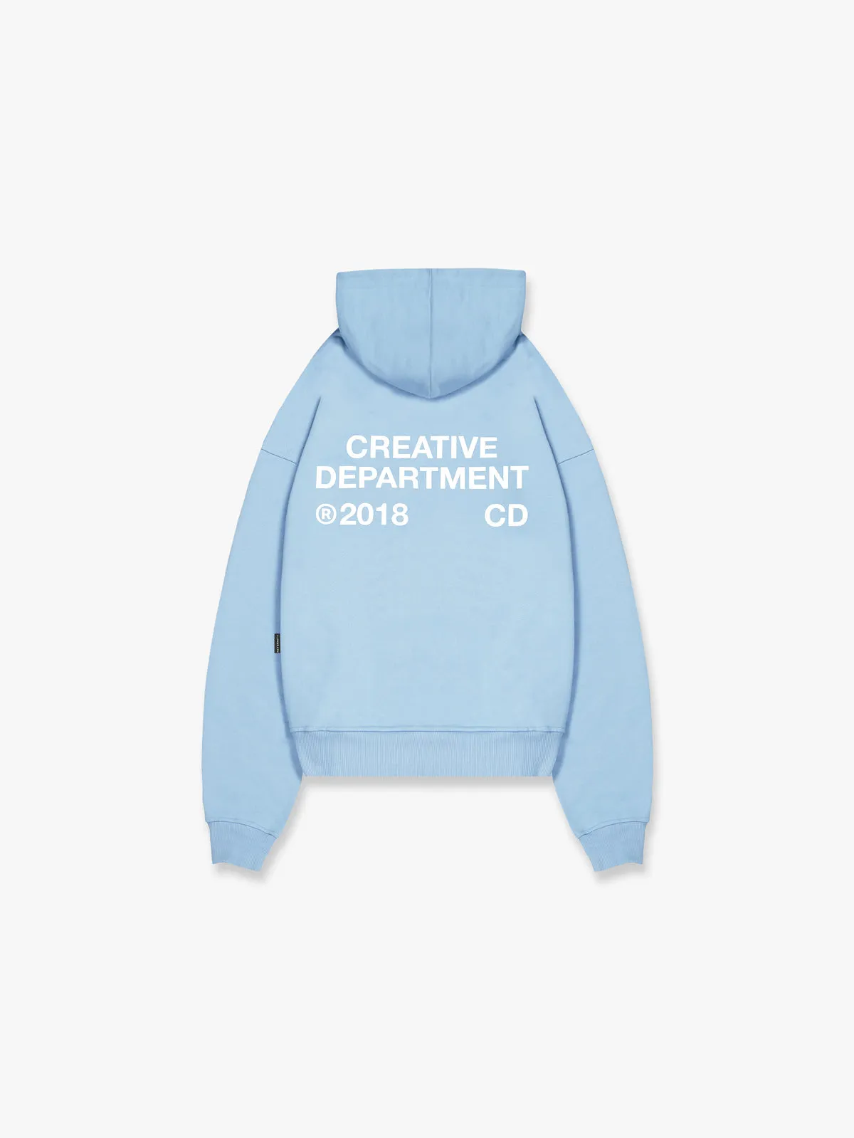 ZIP HOODIE CREATIVE DEPT - LIGHT BLUE