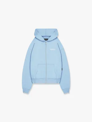 ZIP HOODIE CREATIVE DEPT - LIGHT BLUE